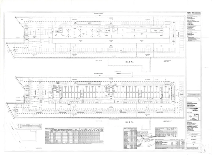 Approved site plan (RERA record)