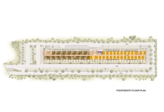 Fourteenth floor plan
