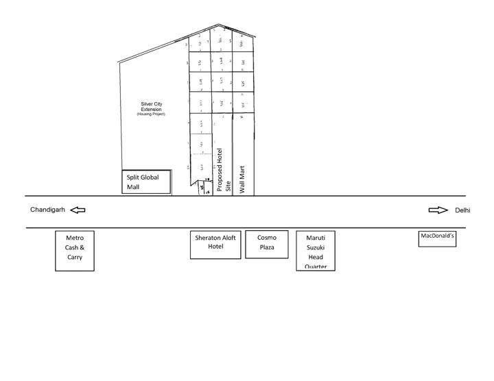 Approved project location map (RERA record)